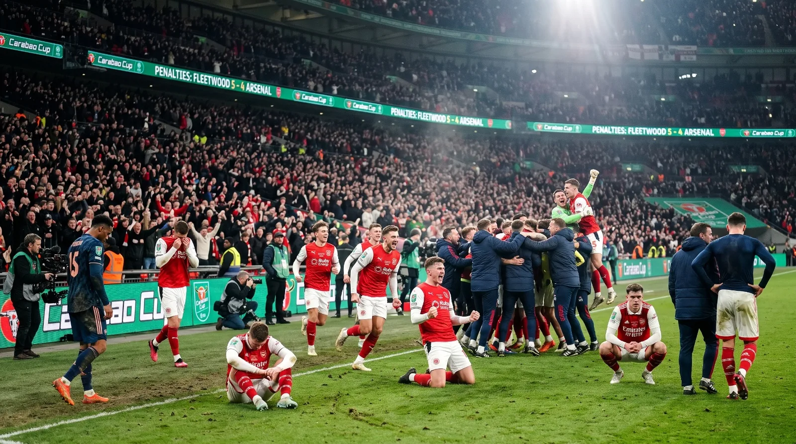Fleetwood Singkirkan Arsenal di Piala Liga Inggris Usai Drama Adu Penalti