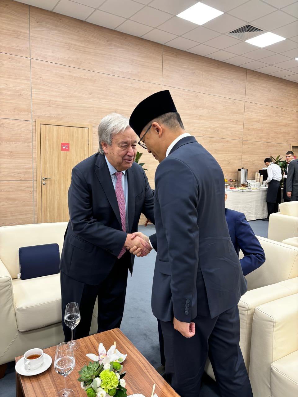 Guterres Bermalam di Hambalang: Sekjen PBB Pamit dan Puji Peran Indonesia