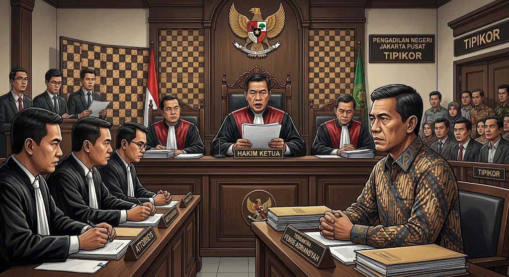 Majelis Hakim Tolak Eksepsi Febrie Adriansyah