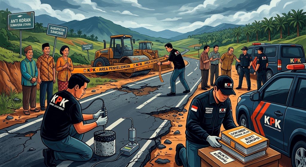 Tahan 7 Tersangka Korupsi Proyek Jalan Sumut, KPK Sebut Peluang Pengembangan ke Pemprov Terbuka