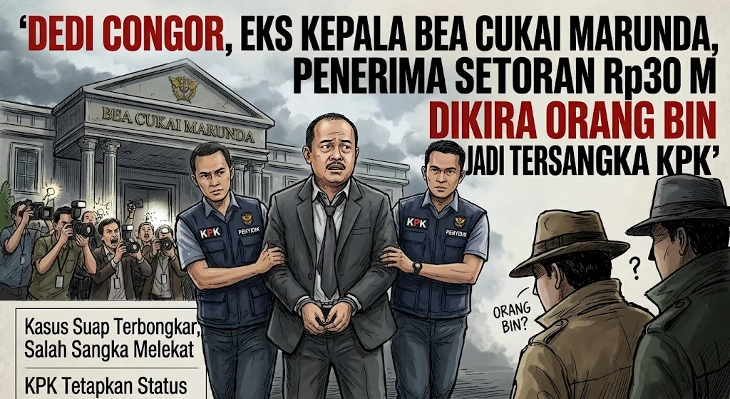 Dedi Congor, Eks Kepala Bea Cukai Marunda Penerima Setoran Rp30 M yang Dikira Orang BIN Jadi Tersangka KPK