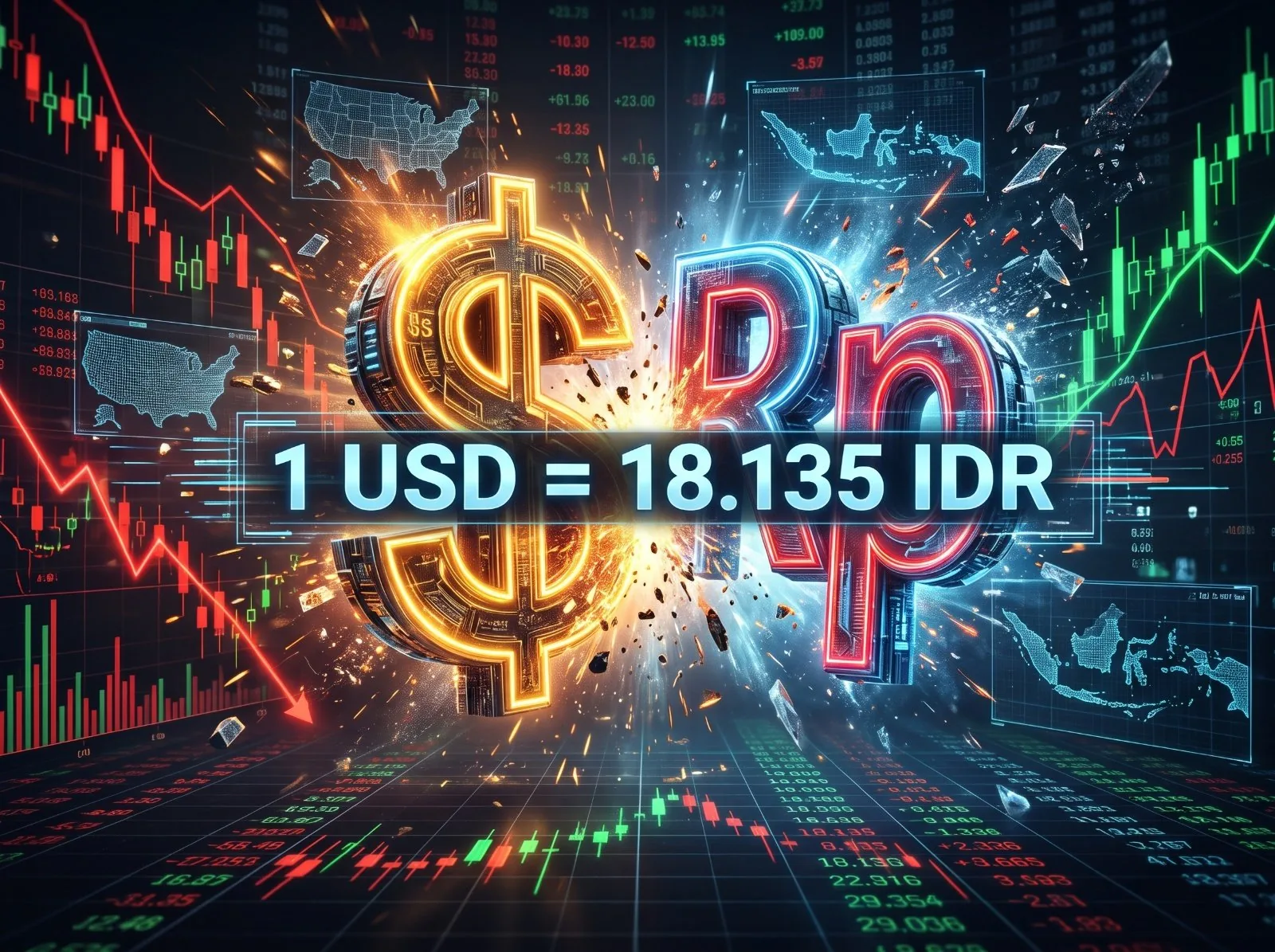 Rupiah Melemah ke Rp18.135 per Dolar AS Tertekan Harga Minyak Dunia