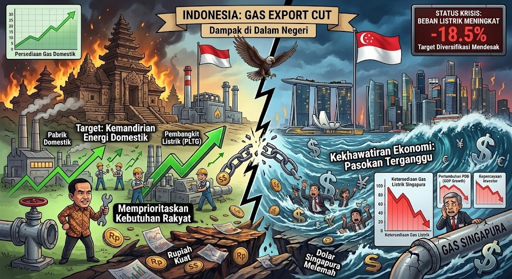 Singapura Siap Tempuh Upaya Hukum Respons Pangkas Ekspor Gas Indonesia, EMA: Cadangan Energi Aman