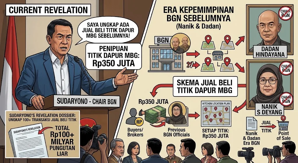 Dapur MBG Dijual Rp300 Juta Hingga Rp350 Juta Per-Titik, Sudaryono: Itu Sebelum Saya Jadi Kepala BGN