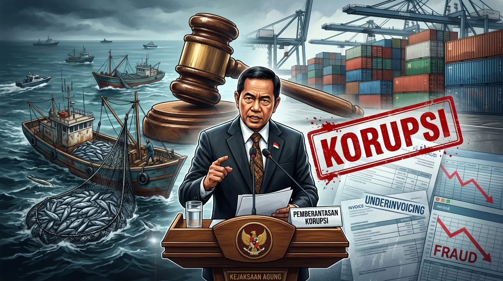 Yusril Dorong Pencurian Ikan dan Underinvoicing Masuk Kategori Korupsi